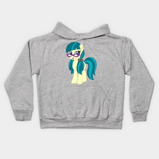 Juniper Montage pony Kids Hoodie by CloudyGlow